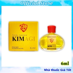 Dầu Gió KIM Agi Herbal Hương Thơm Thư Giãn, Giữ Ấm Cơ Thể - Chai 6ml