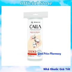 Bông Tẩy Trang CALLA Chính Hãng Bạch Tuyết Miếng Hình Tròn - Túi 120 Miếng