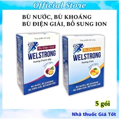 Hộp 5 Gói Bù Điện Giải Welstrong Ích Nhân Giúp Bổ Sung Nước, Ion Và Chất Khoáng Cho Cơ Thể