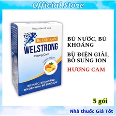 Hộp 5 Gói Bù Điện Giải Welstrong Ích Nhân Giúp Bổ Sung Nước, Ion Và Chất Khoáng Cho Cơ Thể