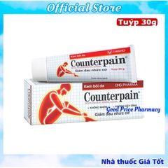 Cao Xoa Bóp Counterpain Tuýp 30g Hàng Chính Hãng Có Tem Tiếng Việt