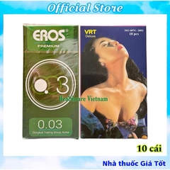 [CHE TÊN] Hộp 10 Cái Bao Cao Su Siêu Bôi Trơn
