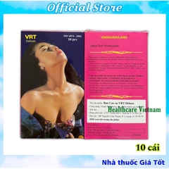 [CHE TÊN] Hộp 10 Cái Bao Cao Su Siêu Bôi Trơn