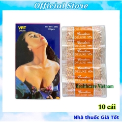 [CHE TÊN] Hộp 10 Cái Bao Cao Su Siêu Bôi Trơn