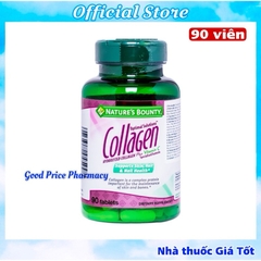 Viên Uống Collagen Nature's Bounty Hỗ Trợ Làm Đẹp Da - Hộp 90 Viên