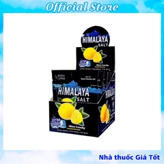 Nguyên Hộp 12 Gói Kẹo Chanh Muối Himalaya Salt MALAYSIA Giúp Bù Khoáng, Thông Cổ Họng