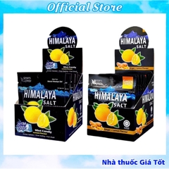 Nguyên Hộp 12 Gói Kẹo Chanh Muối Himalaya Salt MALAYSIA Giúp Bù Khoáng, Thông Cổ Họng