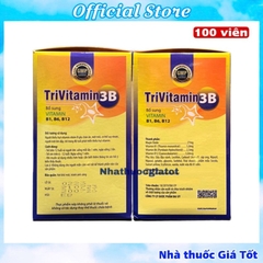 VITAMIN 3B VIÊN NANG MỀM _ Trivitamin 3B Đại Uy Bổ Sung Vitamin Nhóm B Cho Cơ Thể