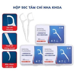 Combo 3 Hộp Tăm Chỉ Xỉa Răng ( Hộp 50 Chiếc)