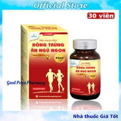Đông Trùng Ăn Ngủ Ngon Tâm Dược Lọ 30 Viên