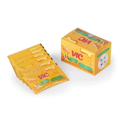 Hộp 12 Gói Siro Ho VIC Hỗ Trợ Giảm Ho, Đau Đầu, Hắt Hơi, Sổ Mũi, Cảm Lạnh