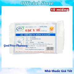 Gạc Y Tế Tiệt Trùng Đông Pha ( Ba Con Nai) Túi 10 Miếng