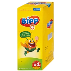 Nguyên Hộp 35 Gói Kẹo Ngậm Bipp C Vị Cam DHG - Kẹo Cam Tuổi Thơ Giúp Tăng Cường Sức Đề Kháng Cho Cơ Thể