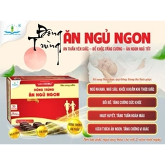 Đông Trùng Ăn Ngủ Ngon Tâm Dược Hộp 30 Viên