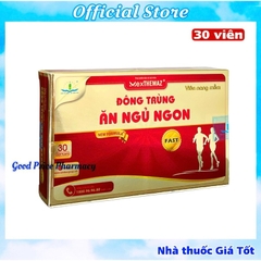 Đông Trùng Ăn Ngủ Ngon Tâm Dược Hộp 30 Viên