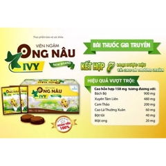 Vỉ 6 Viên Ngậm Ho Ong Nâu Ivy Dùng Được Cho Trẻ Em Từ 4 Tuổi