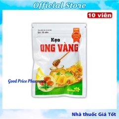 Kẹo Ong Vàng Thông Cổ, Giảm Ho Viêm Họng, Khan Tiếng
