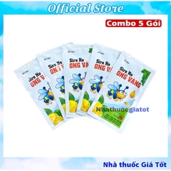 Siro Ho Ong Vàng Thảo Dược Việt - Dạng Gói 5ml Tiện Dụng