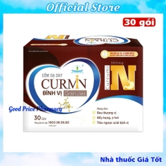 Cốm Dạ Dày Curmin Bình Vị Granules Chính Hãng Tâm Dược - Hộp 30 Gói