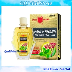 Dầu Gió Eagle Brand Màu Vàng Hàng Chính Hãng Có Tem Tiếng Việt