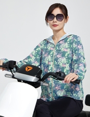 Áo khoác chống nắng hoạ tiết nữ UV100 Suptex Cool AL24117
