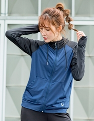 Áo khoác chống nắng nữ chất liệu kháng khuẩn & thoáng mát UV100 AA20056