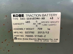 XE NÂNG ĐIỆN NGỒI LÁI NICHIYU 1,5 Tấn FB15PN-75B-300 (2012)