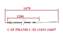 CÁP PHANH TAY TRÁI TCM C-52-11031-14607