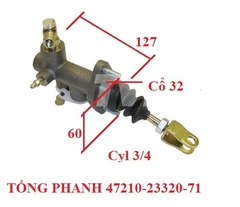 XI LANH TỔNG PHANH (3/4) TOYOTA 47210-23320-71