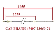 CÁP PHANH TAY PHẢI TOYOTA 47407-33660-71