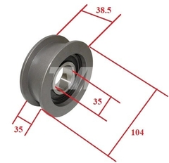 VÒNG BI LĂN XÍCH KOMATSU (35x104x38) 34B-72-11150