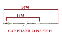 CÁP PHANH TAY TRÁI TCM 21195-50010