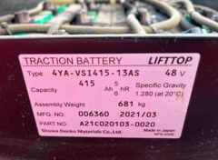 XE NÂNG ĐIỆN NGỒI LÁI NICHIYU 1.5 Tấn FB15PN-80-400 (2021)