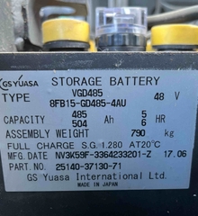 XE NÂNG ĐIỆN NGỒI LÁI TOYOTA 1.5 Tấn 8FB15 (2017)