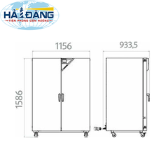 Tủ sấy đối lưu cưỡng bức 741 Lít, FD720 hãng Binder - Đức