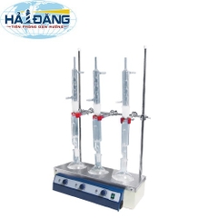 Bộ chiết Soxhlet 3 vị trí, bình cầu đáy tròn 500ml, 450oC DH.WHM12391 Daihan