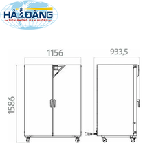 Tủ ấm đối lưu cưỡng bức 734L loại BF720 hãng Binder - Đức