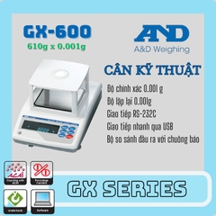 Cân điện tử - Cân kỹ thuật A&D - Dòng GX (0.001g) - Nhật Bản