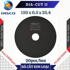 Đĩa cắt kim loại Disco DIA-CUT II size 180 x 0.6 x 25.4 (mm)
