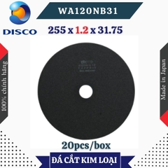 Đĩa cắt kim loại Disco WA120NB10 size 255 x 1.2 x 31.75 (mm)