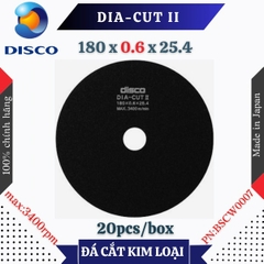 Đĩa cắt kim loại Disco DIA-CUT II size 180 x 0.6 x 25.4 (mm)