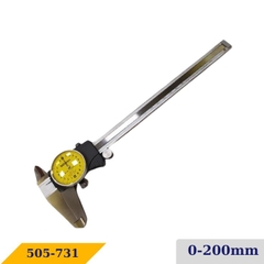 Thước cặp đồng hồ Mitutoyo 505-731 (0 - 200mm)