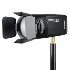 Bộ phụ kiện tản sáng AKR1 cho đầu đèn tròn H200R cho Godox AD200 / AD200 Pro