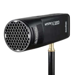 Bộ phụ kiện tản sáng AKR1 cho đầu đèn tròn H200R cho Godox AD200 / AD200 Pro