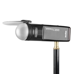 Bộ phụ kiện tản sáng AKR1 cho đầu đèn tròn H200R cho Godox AD200 / AD200 Pro