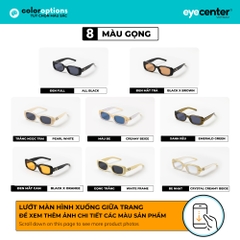 [S45] [20305 - 86658] Kính mát Crystal UV chính hãng EYECENTER nhiều màu 86658 by Eye Center Vietnam