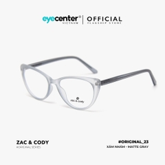 [B23] Gọng kính chính hãng ZAC & CODY dáng mắt mèo lõi thép chống gãy cao cấp original.23 ZC P8013 by Eye Center Vietnam