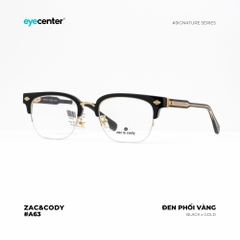 [A63] Gọng kính cận nam nữ chính hãng ZAC&CODY  lõi thép chống gãy cao cấp ZC K9089  by Eye Center Vietnam