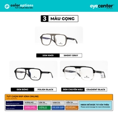 [A36] Gọng kính cận nam mắt vuông lớn chính hãng SOL by ZAC & CODY lõi thép chống gãy ZC BL3031 A36 by Eye Center Vietnam