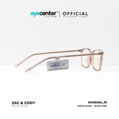 [C01][8188-7008] Gọng kính cận nam nữ chính hãng ZAC & CODY lõi thép chống gãy nhiều màu casual.01 by Eye Center Vietnam